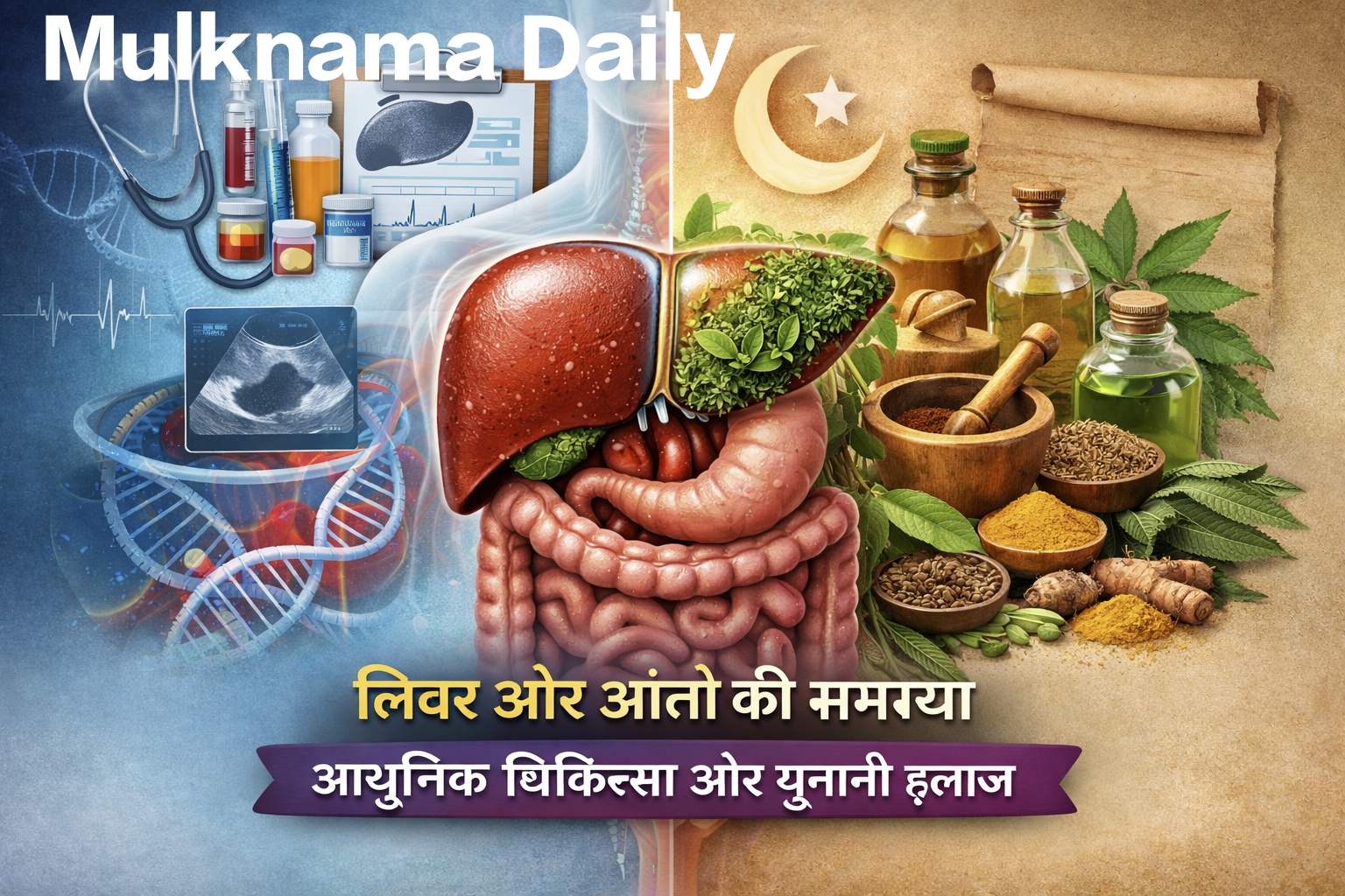 लिवर और आंतों की बिगड़ती सेहत: आधुनिक चिकित्सा और यूनानी पद्धति क्या कहती है? जानिए कारण, लक्षण, इलाज और बचाव