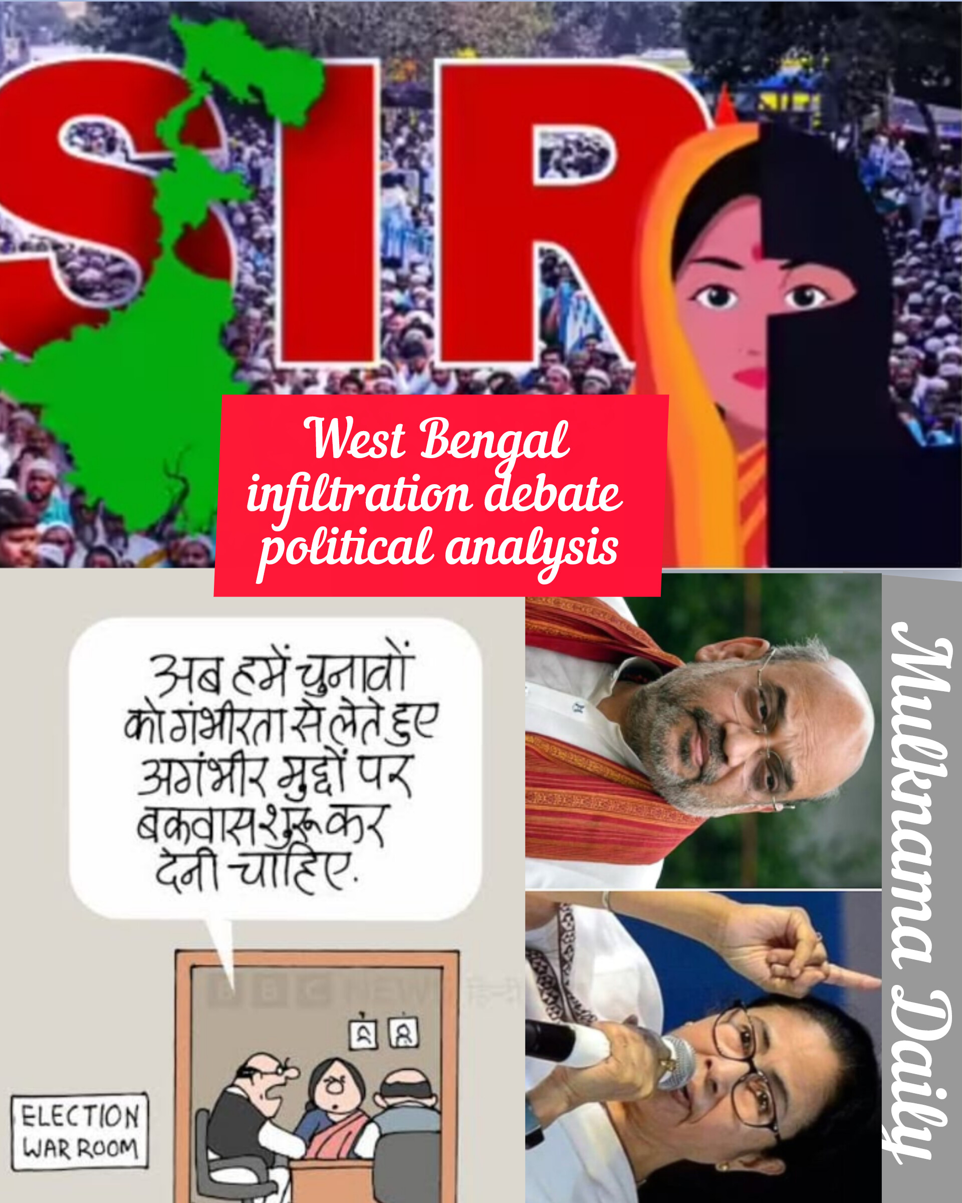 पश्चिम बंगाल में घुसपैठ का मुद्दा: क्या यह वोट बैंक राजनीति की रणनीति है?