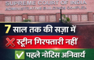 7 साल तक की सज़ा वाले अपराधों में गिरफ्तारी नियम नहीं, अपवाद; BNSS की धारा 35(3) के तहत नोटिस अनिवार्य: सुप्रीम कोर्ट