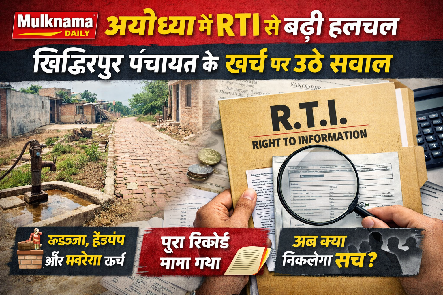RTI Shocker in Ayodhya: Panchayat Development Funds Under Scanner
